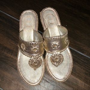 Jack Rogers Marbella Wedge Sandals Size 6